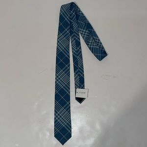 J.Crew Blue Pattern Plaid Tie